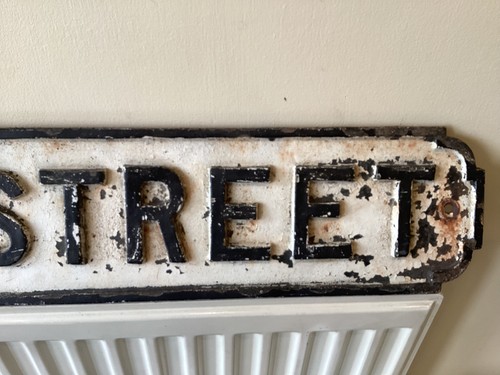 Cast street sign - cast,