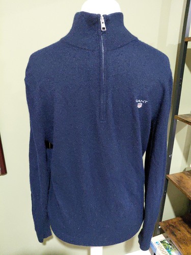 Gant men navy blue wool - gant,