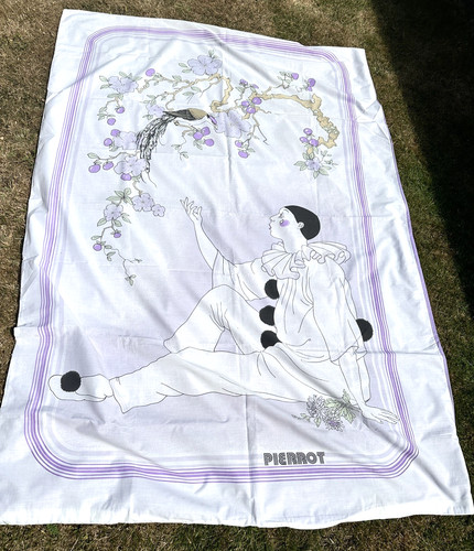 Pierrot clown blossom vintage - pierrot,