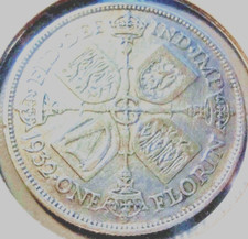 1932 Florin George V Silver