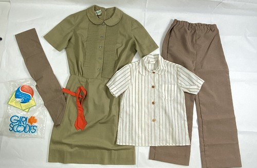 Vintage girl scout brownie - girl,