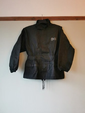 Ladies Motorcycle Rain Jacket, Size S, Black Waterproof And Warm. 