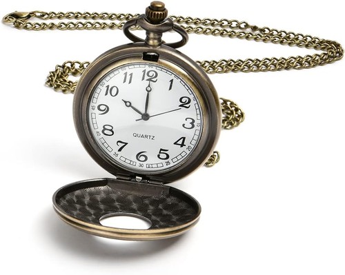 Modern quartz pocket watch - quartz,
