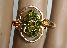 Sarah Coventry Costume Jewllery Ring Size M +