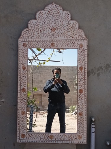 Luxury bone inlay wall mirror - luxury,