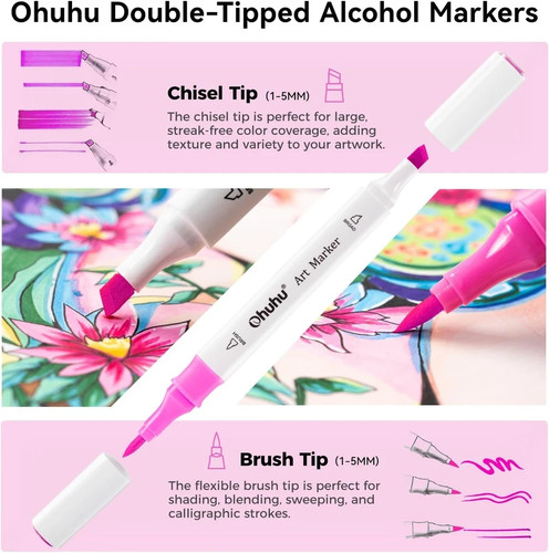 Ohuhu alcohol markers 48 - alcohol,