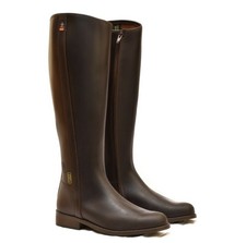 Dakota 290 Campera Riding Handmade Brown Leather Boots Conker Size EUR 39 UK 6