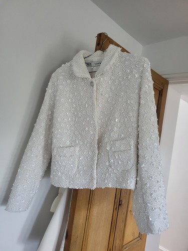 Zara flower sequin embellished - zara,