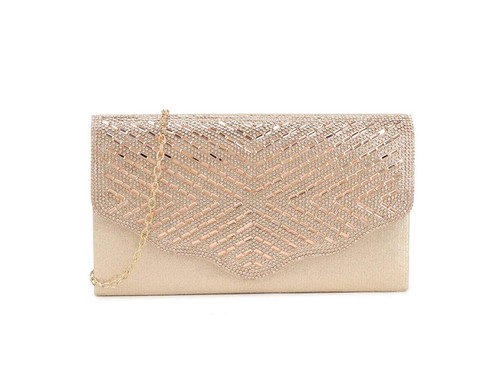Rose gold crystal diamante - rose,
