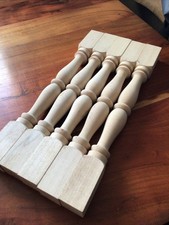 5 Pcs Baluster Spindles Wooden
