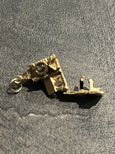 Vintage 9ct gold church - vintage,