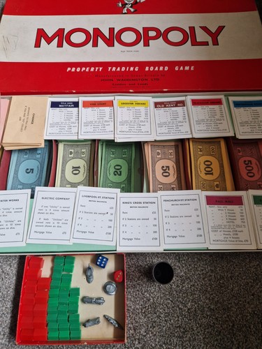 Monopoly vintage 1961 - monopoly,