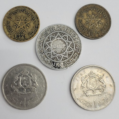Moroccan coins 1951 - 5, 1951,