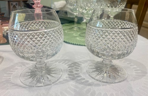 Pair waterford cut - cut, glass
