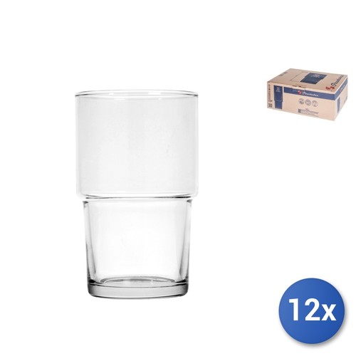 Pack transparent glass long - 12,