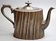 Vintage Antique pewter tea pot James Dixon & Son's Sheffield coffee DAMAGED