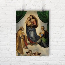 Raphael: The Sistine Madonna. Fine Art Print/Poster