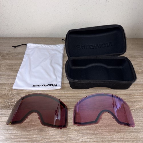 Salomon case goggles with - case,