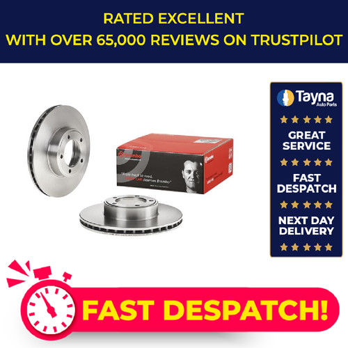 Brake discs pair vented - brake,