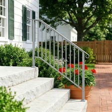Wrought iron stair handrail - wrought,