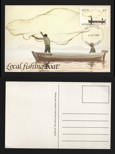1980 nevis 30c fishing - nevis,