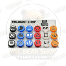 Custom button caps for Fanatec