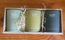 Soy Wax Jar 3 Candle Set gorgeous herbs and flowers from Irish Gardens smell
