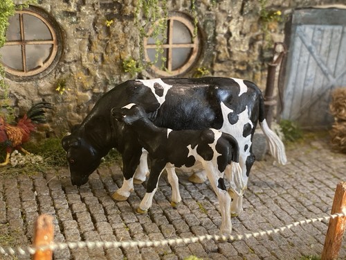 Vintage britains farm friesian - vintage,