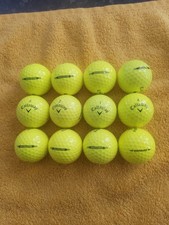 Callaway Warbird Golf Balls - Grade Mint /Pearl Yellow x 12