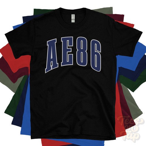 Ae86 shirt varsity logo - t-shirt,