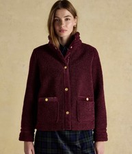 Joules Burgundy Fleur Fleece