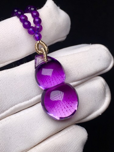 Natural deep purple amethyst - natural,