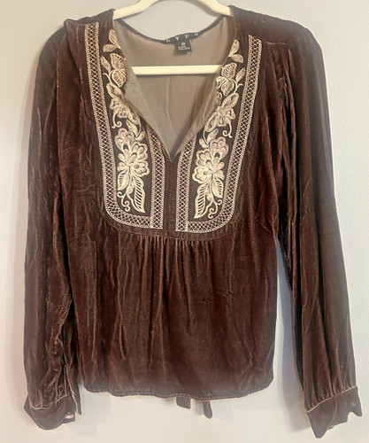 Hype velvet embroidered - hype, blouse