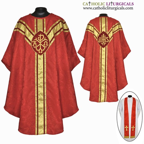 New red gothic vestment - new,