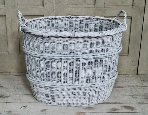 Large willow log basket - large,