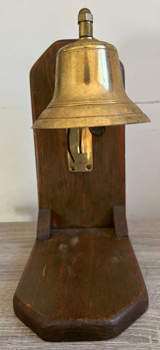 Vintage heavy solid brass ship - vintage,