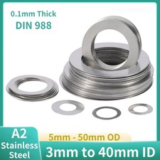 0.1mm Thick Shim Washers DIN