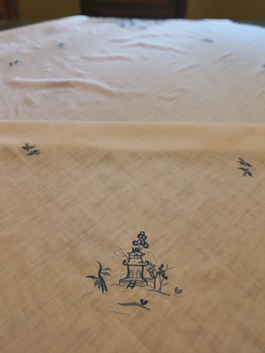 Vintage willow pattern - vintage,