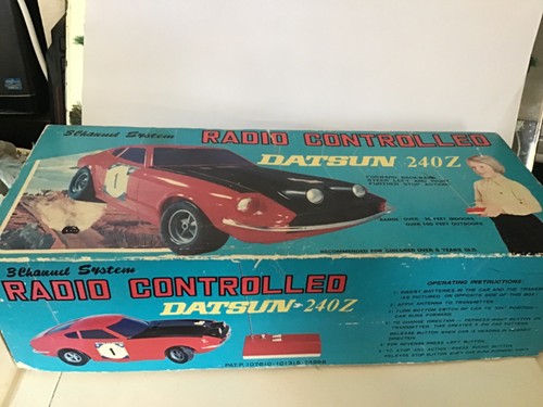 Asahi radio controlled datsun - controlled,