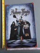 The Addams Family Tin Movie Sign
