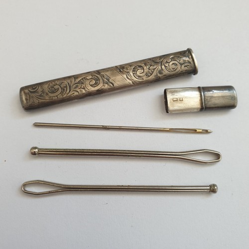 Antique edwardian needle case - antique,
