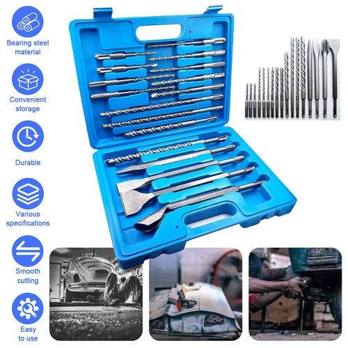 17pc sds plus - sds, hammer