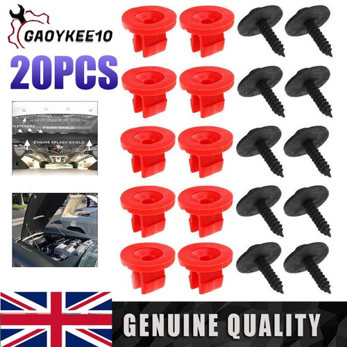 Engine undertray screws nuts - engine,
