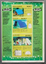 1979 Raclet Company Brochure for Tents and Folding Caravan