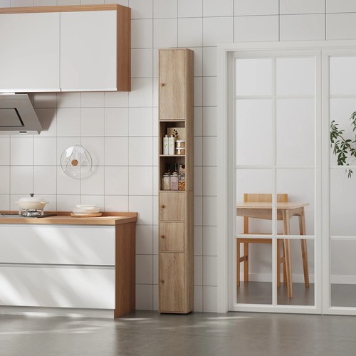 White slimline bathroom - white,
