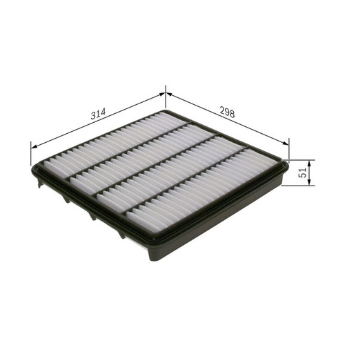 Bosch engine air filter fits - engine,