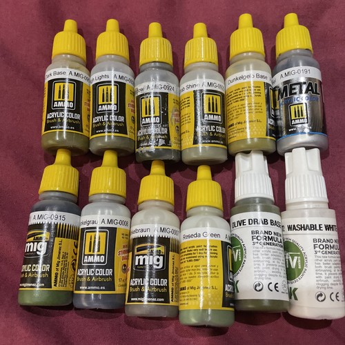 Mig ammo acrylic paints - mig,