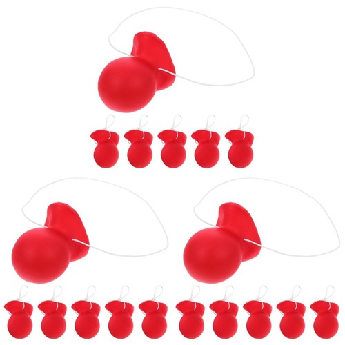 Reusable red rubber - red, clown