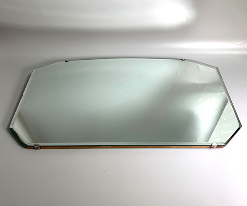 Vintage bevel edge wall mirror - bevel,