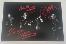 SIGNED MICK JONES PAUL SIMONON